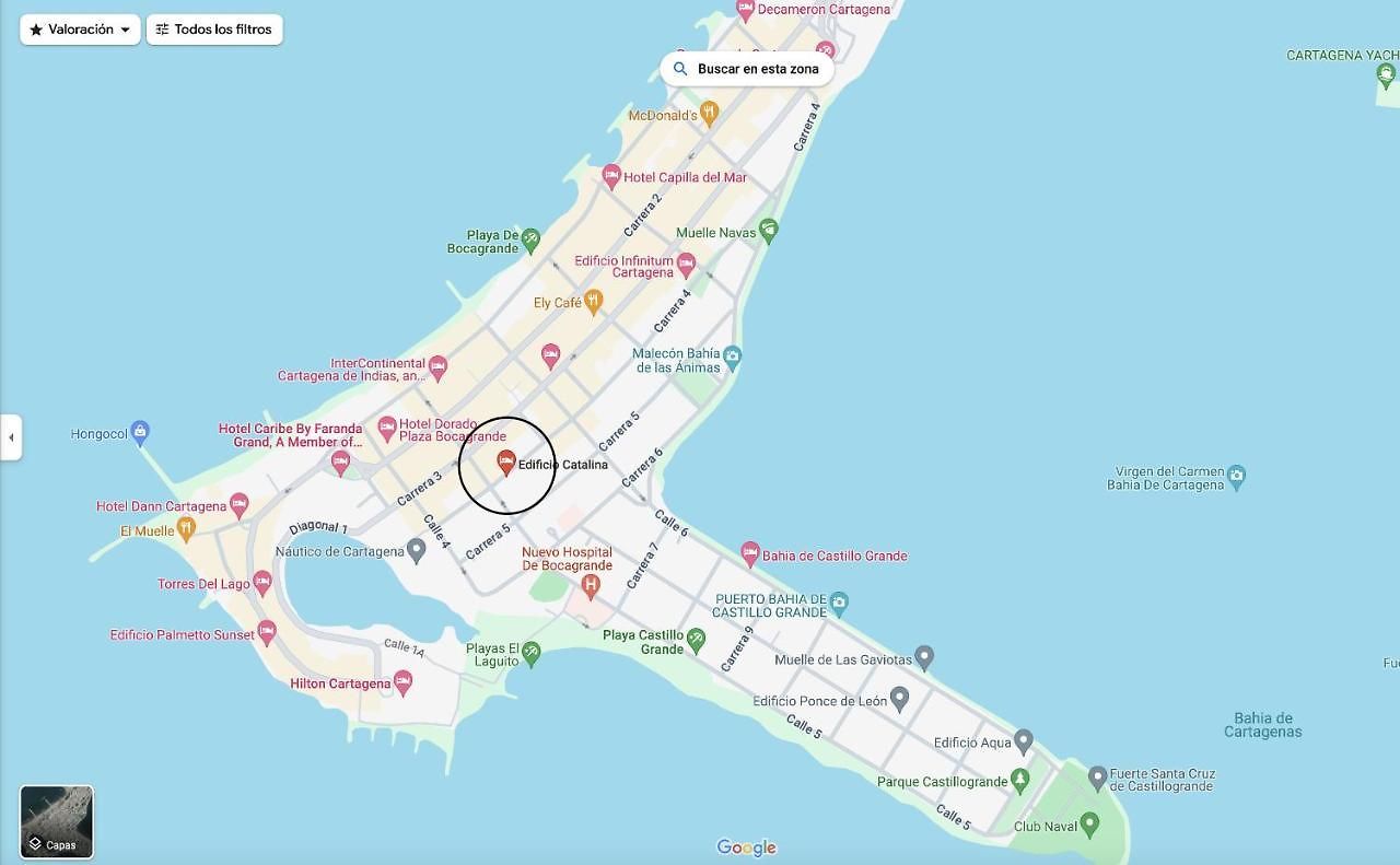 Apartamento Catalina Bocagrande 1b Cartagena