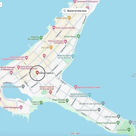 Apartamento Catalina Bocagrande 1b Cartagena